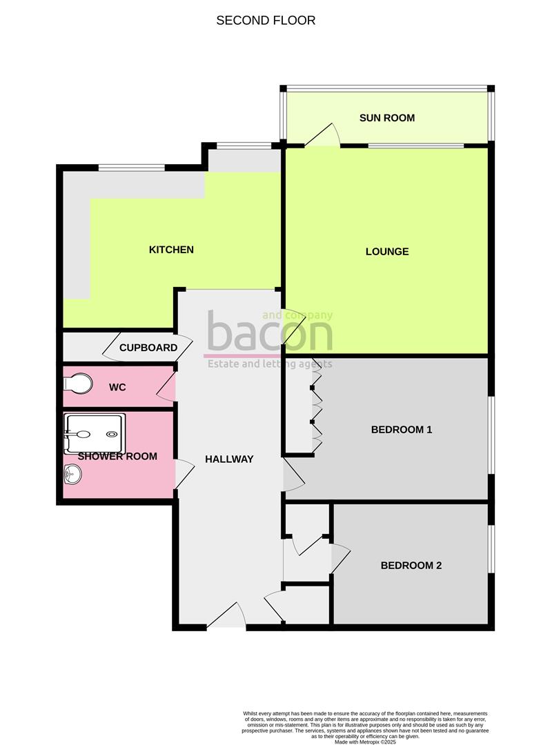 Floor Plan | Flat - Purpose Built | Manor Lea, Worthing | For Sale